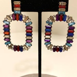 Multicoloured Gem Earrings